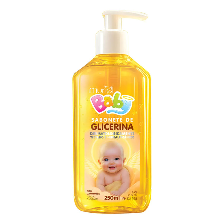 Sabonete Líquido Muriel Baby Camomila 250ml Hipoalergênico