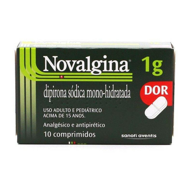 Novalgina 1G 10 Comprimidos - Drogaria Poupa Centro
