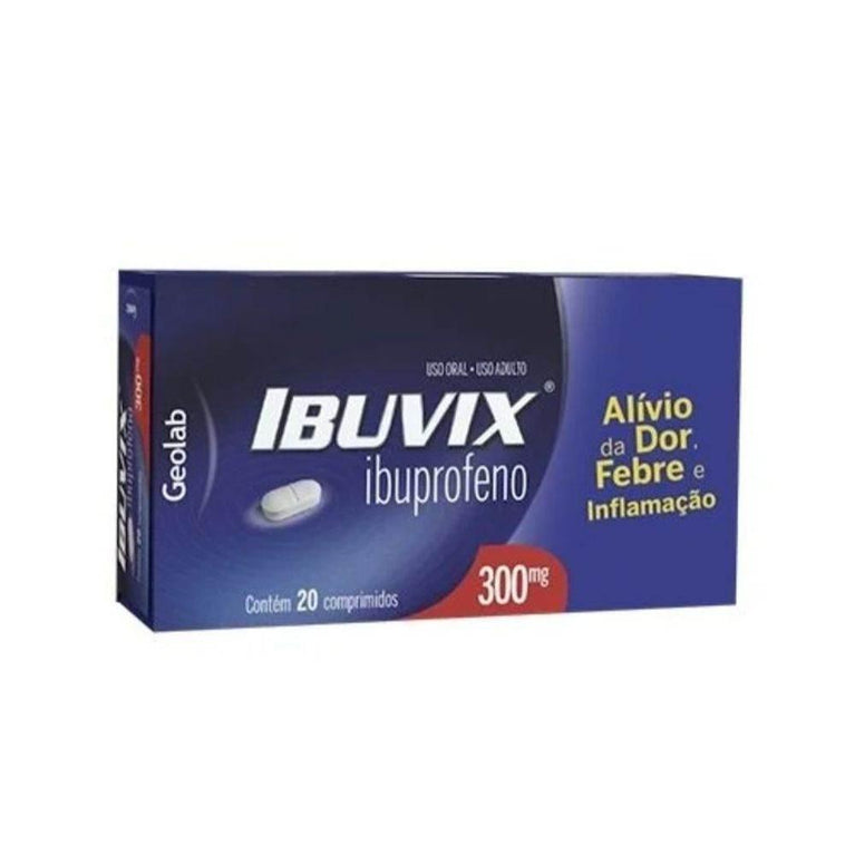 Ibuvix 300Mg - Com 20 Comprimidos - Drogaria Poupa Centro