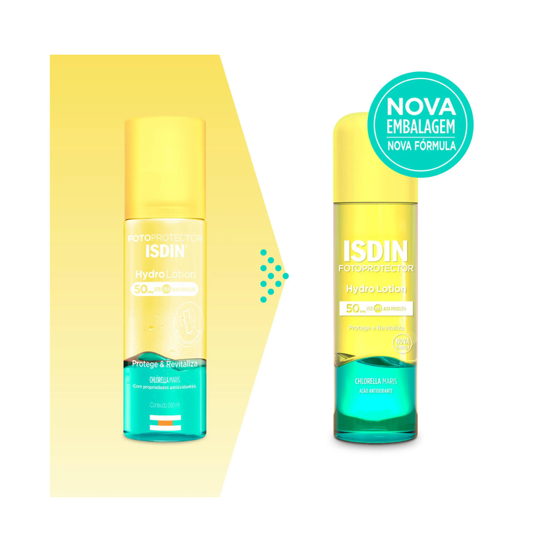 Protetor Solar Corporal Bifásico Hydrolotion Fps 50 200ml Isdin