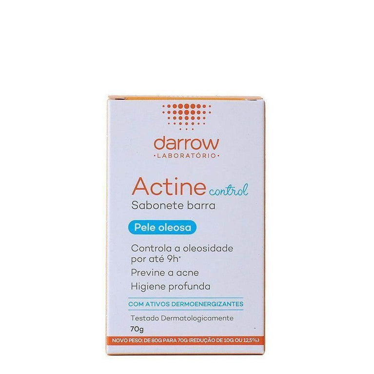 Sabonete em Barra Actine Control Pele Mista A Oleosa 70G - Darrow - Drogaria Poupa Centro