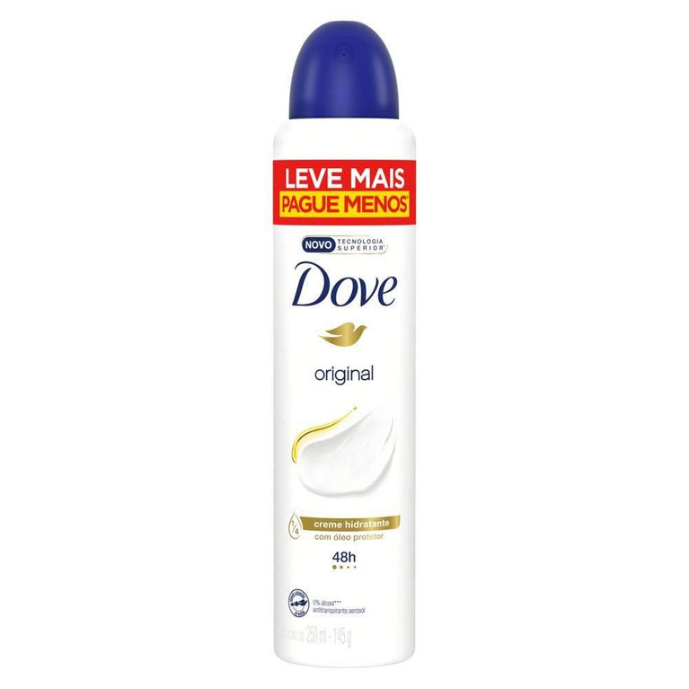 Desodorante Dove Antitranspirante Aerosol Original 250ml - Drogaria Poupa Centro