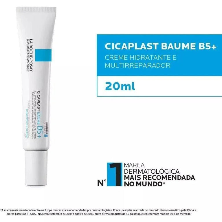 Creme Multirreparador Calmante Cicaplast Baume B5+ La Roche-Posay 20Ml - Drogaria Poupa Centro
