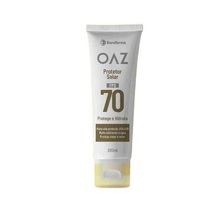 Oaz Protetor Solar Fps70 200Ml - Drogaria Poupa Centro