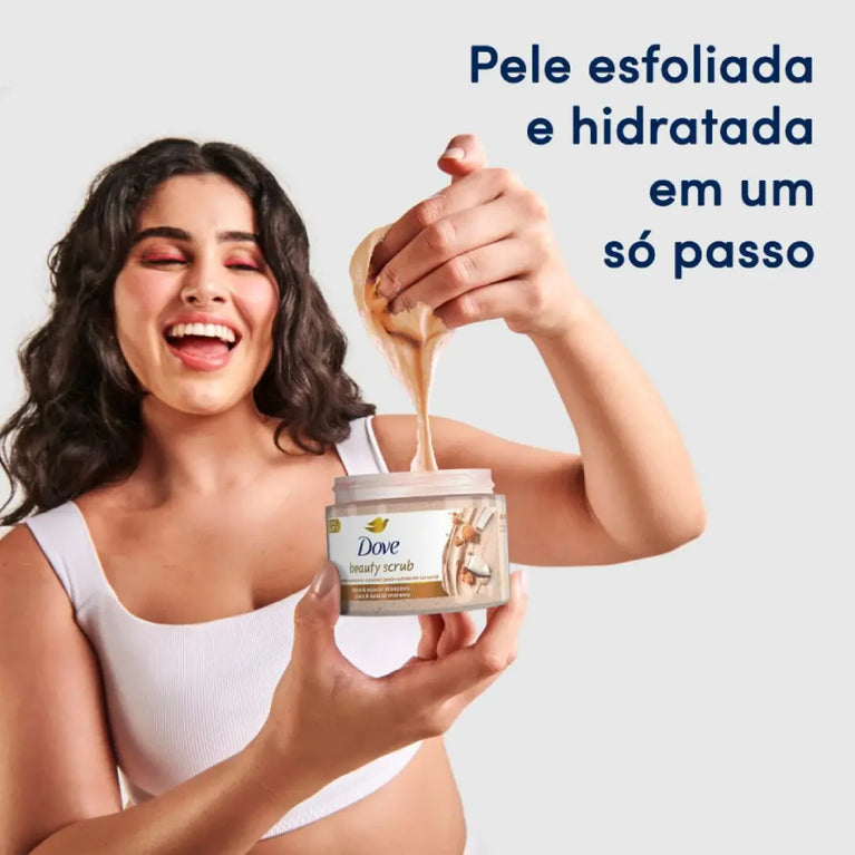 Sabonete Esfoliante Dove Beauty Scrub Coco e Açúcar Mascavo 280g