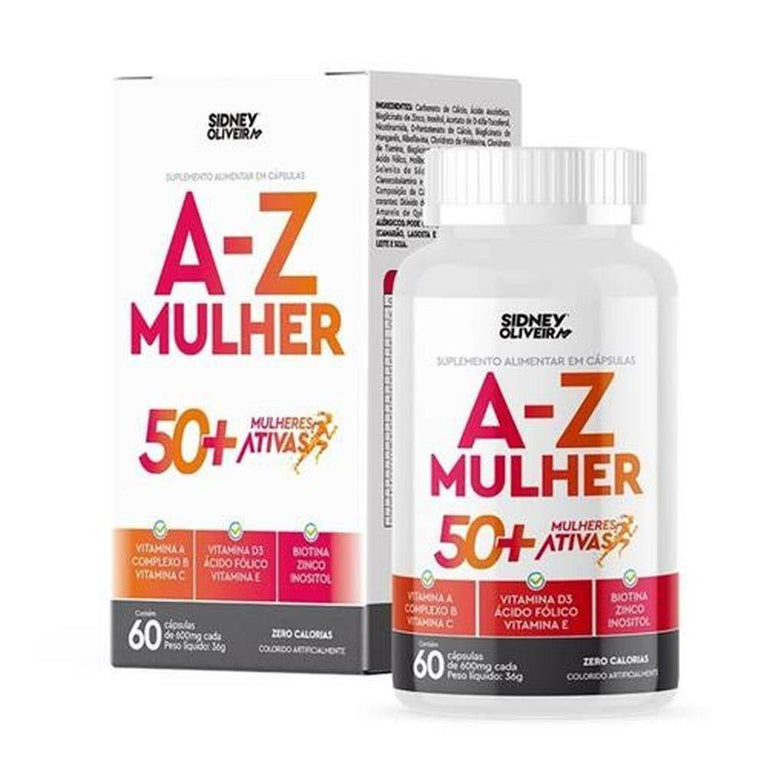 A-Z Mulher 50+ Mulheres Ativas 60 Cápsulas - Drogaria Poupa Centro