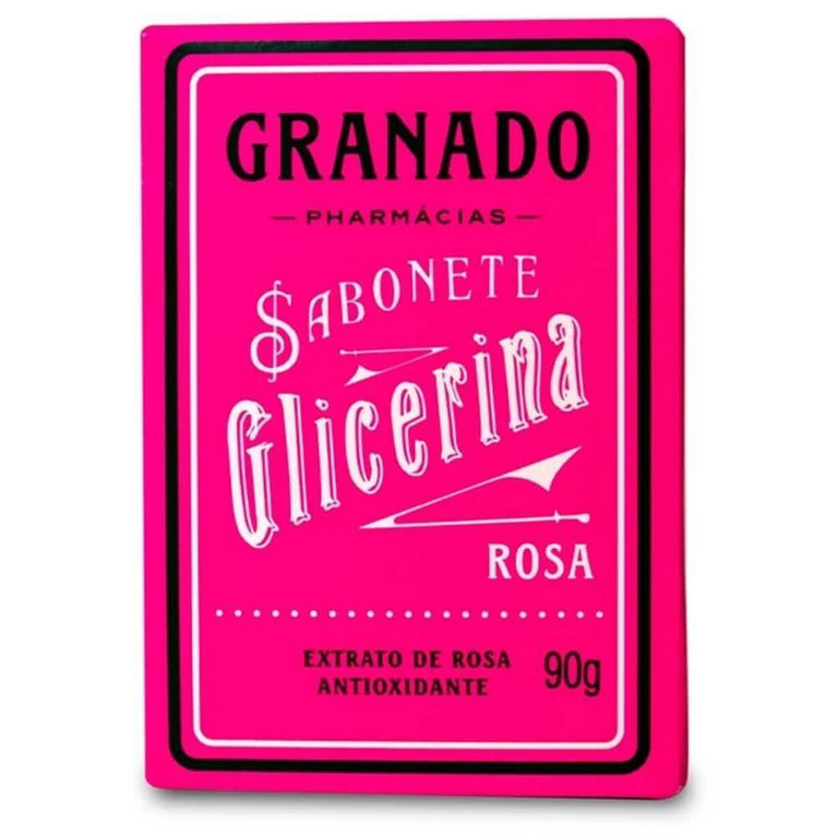 Sabonete em Barra Glicerina Rosa - 90g - Drogaria Poupa Centro