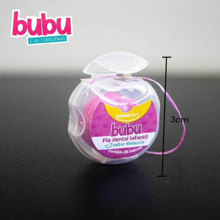 FIO DENTAL BUBU E AS CORUJINHAS 25M - Drogaria Poupa Centro