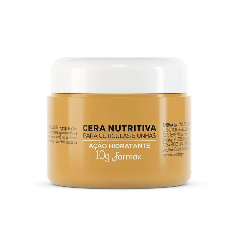Cera Nutritiva Cutícula e Unhas 10g Farmax - Drogaria Poupa Centro