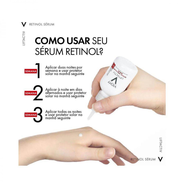 Sérum Vichy Liftactiv Retinol A+ 30ml - Drogaria Poupa Centro