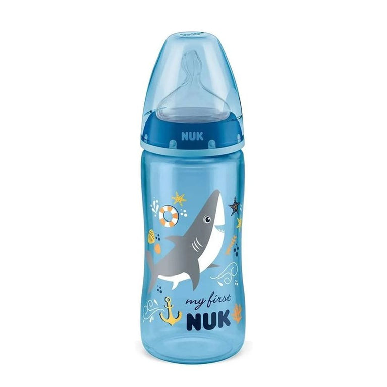 Mamadeira Nuk My First 300ml Tamanho 2 - Azul