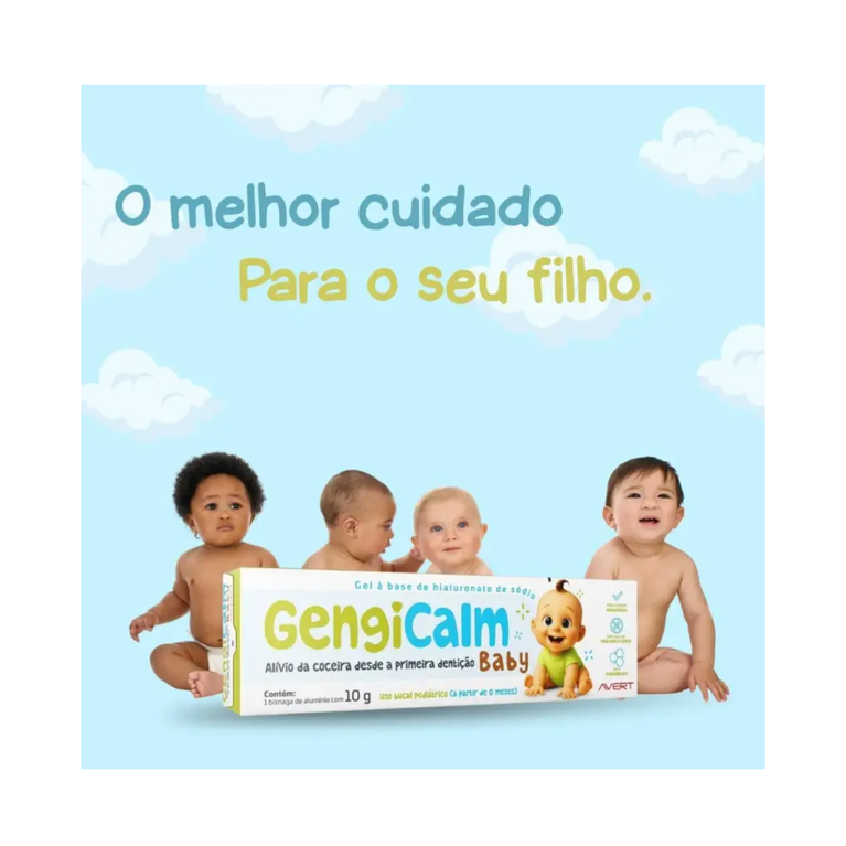 Gengicalm Baby Avert 10G Gel Primeira Dentição