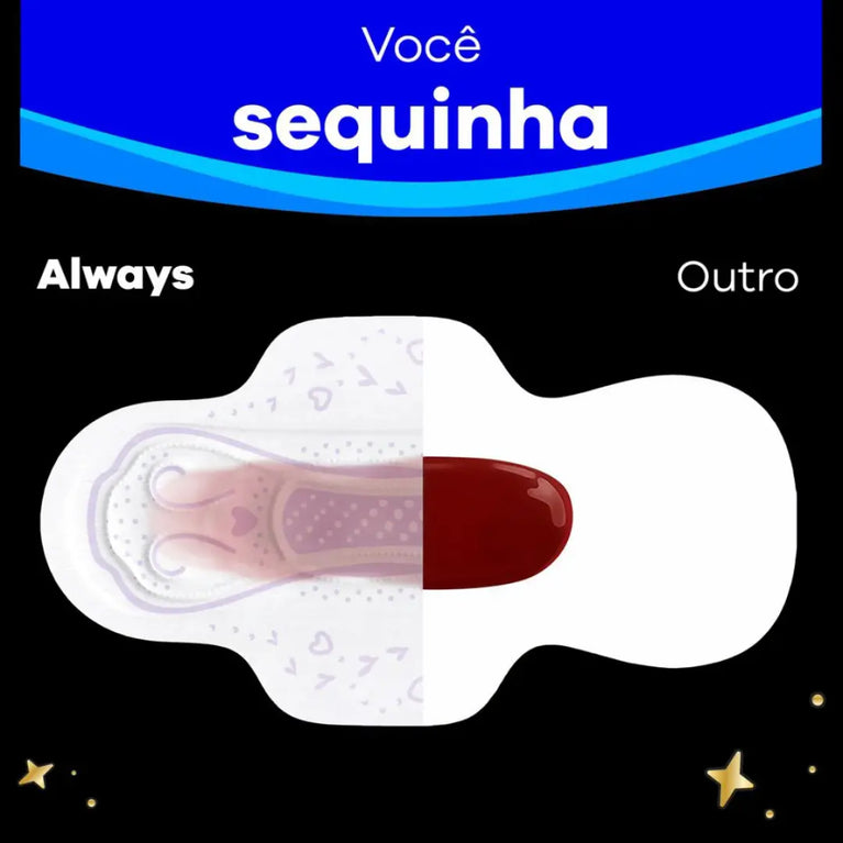 Absorvente Always Noites Tranquilas Seca XXG 10 Unidades