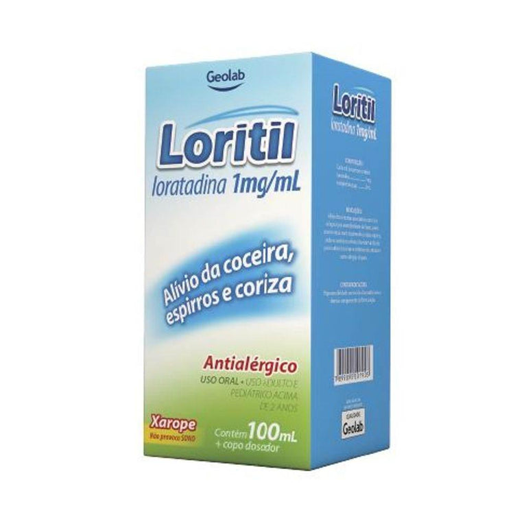 Loritil 1Mg Xarope - 100Ml - Drogaria Poupa Centro