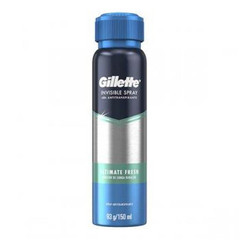 Desodorante Invisible Spray Gillette Ultimate Fresh 93G - Drogaria Poupa Centro