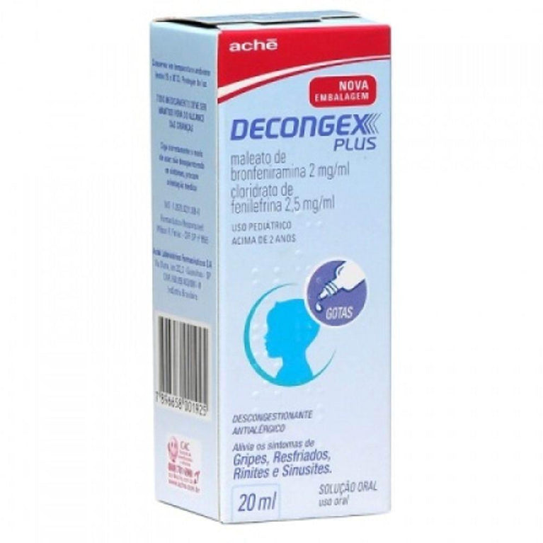Decongex Plus 20Ml - Drogaria Poupa Centro