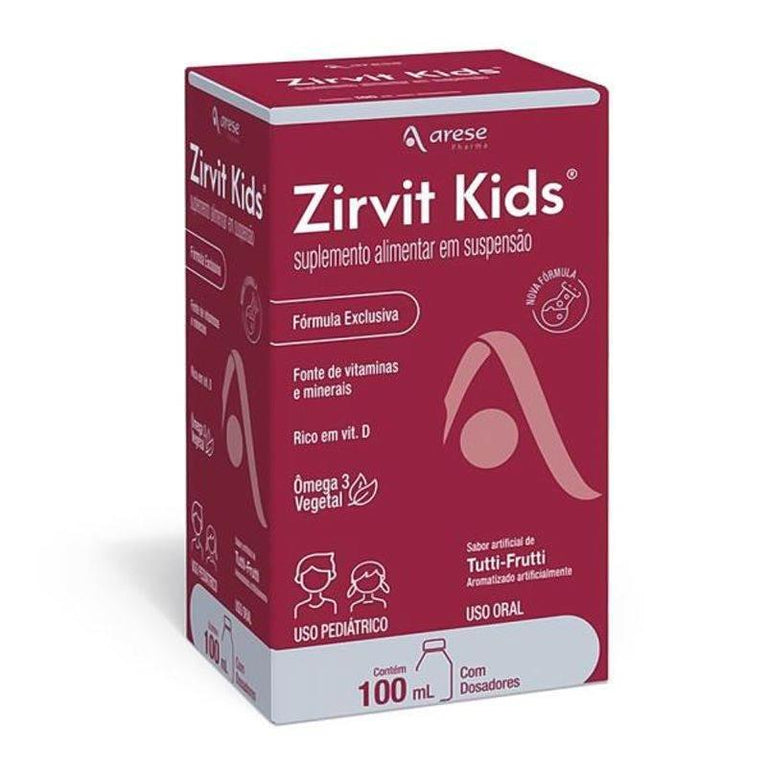 Zirvit Kids 100Ml - Drogaria Poupa Centro
