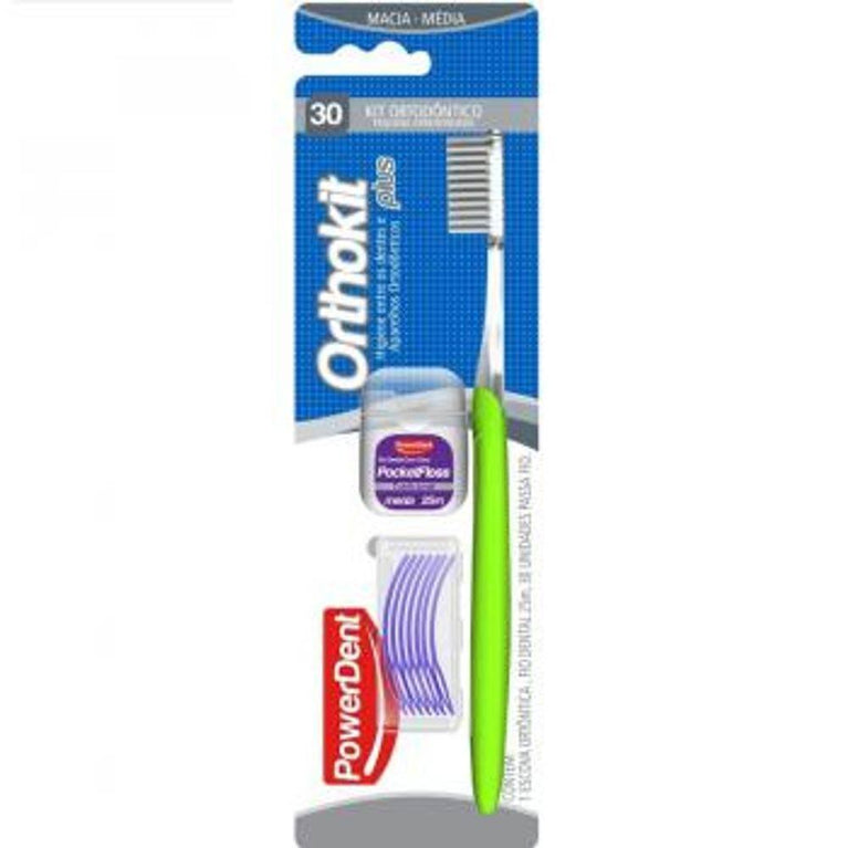 Esc Powerdent Orthokit Plus Macia-Media - Drogaria Poupa Centro