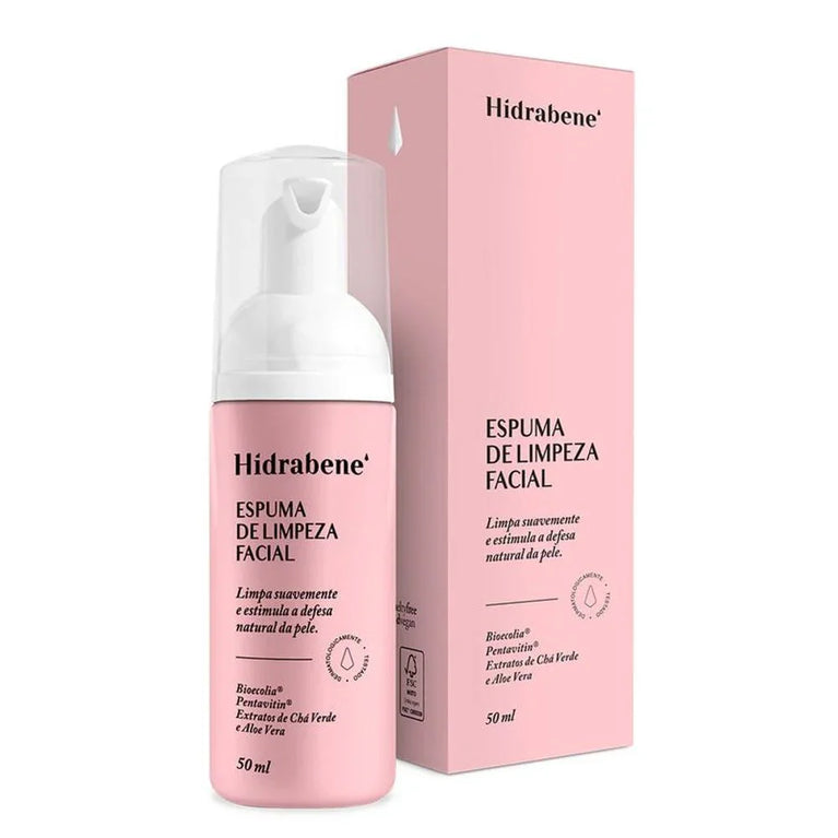 Hidrabene Espuma Limp Fc 50Ml - Drogaria Poupa Centro