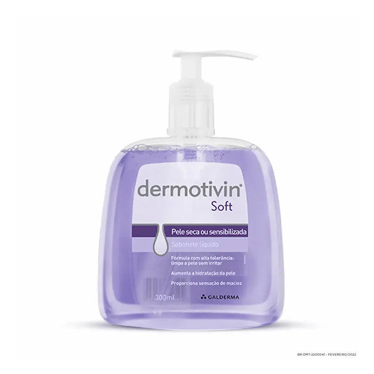 Sabonete Líquido Dermotivin Soft com 300ml