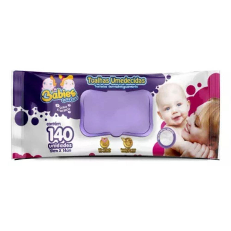 Toalha Umedecida Babies Extra Care C/140 - Drogaria Poupa Centro