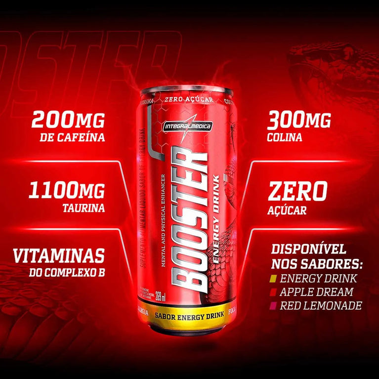 Booster Energy Drink ZERO AÇÚCAR 269ml