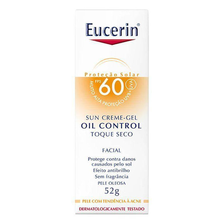 Protetor Solar Eucerin Oil Control FPS 60 50g - Drogaria Poupa Centro