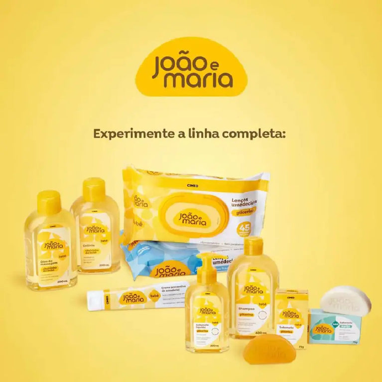 Sabonete Líquido João e Maria Bebê Glicerinado 400ml Hipoalergênico