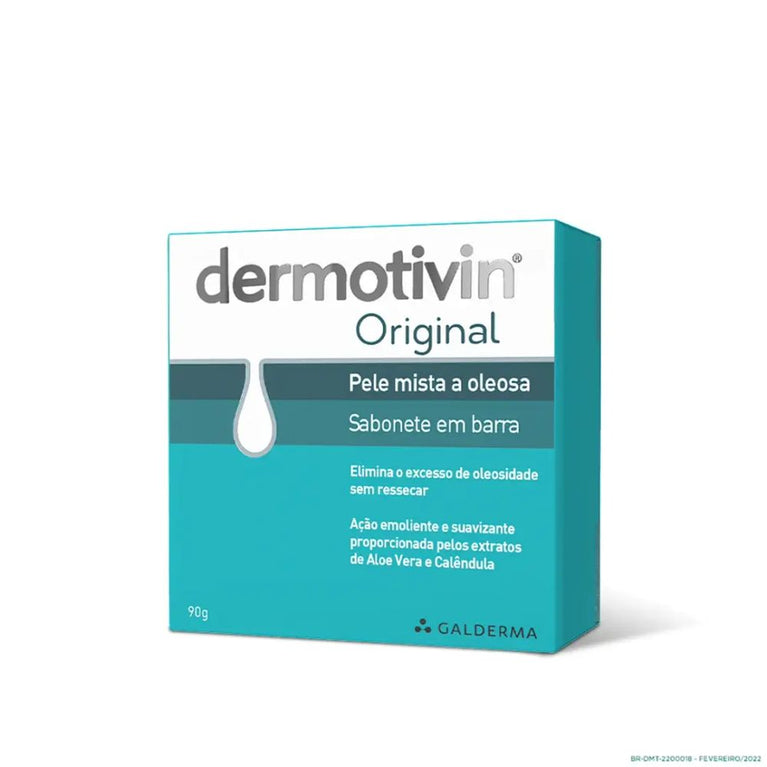 Sabonete Facial em Barra Dermotivin Original Pele Mista a Oleosa com 90g