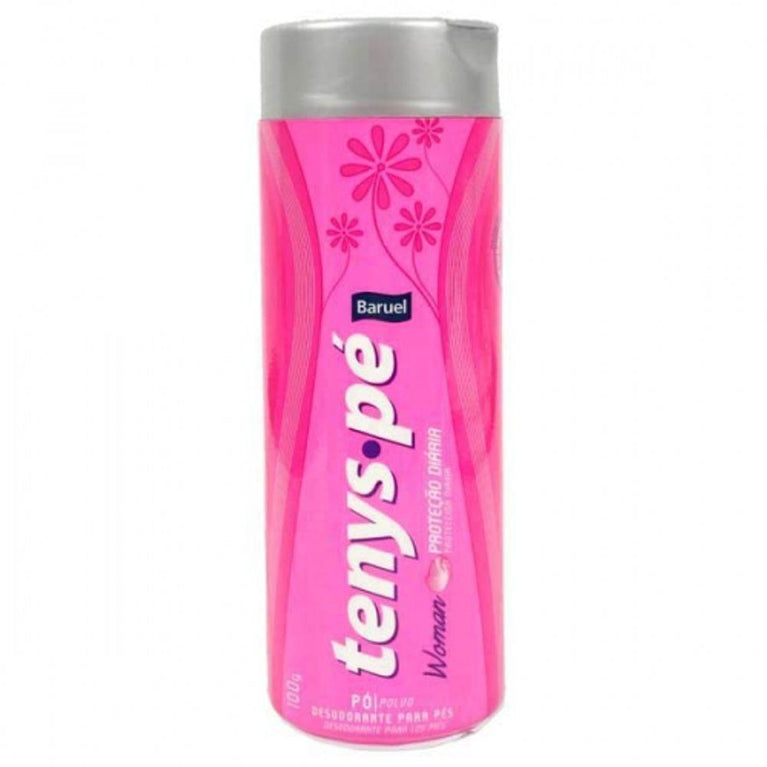 Desodorante para Pés Tenys Pé Woman talco 1 unidade com 100g - Drogaria Poupa Centro