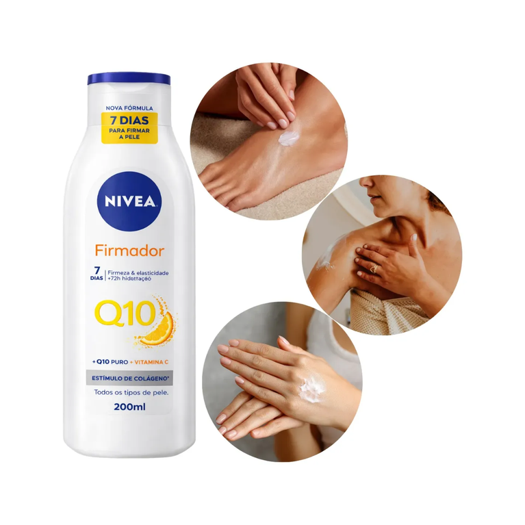 Hidratante Corporal Firmador Q10 com Vitamina C Nívea 200ml