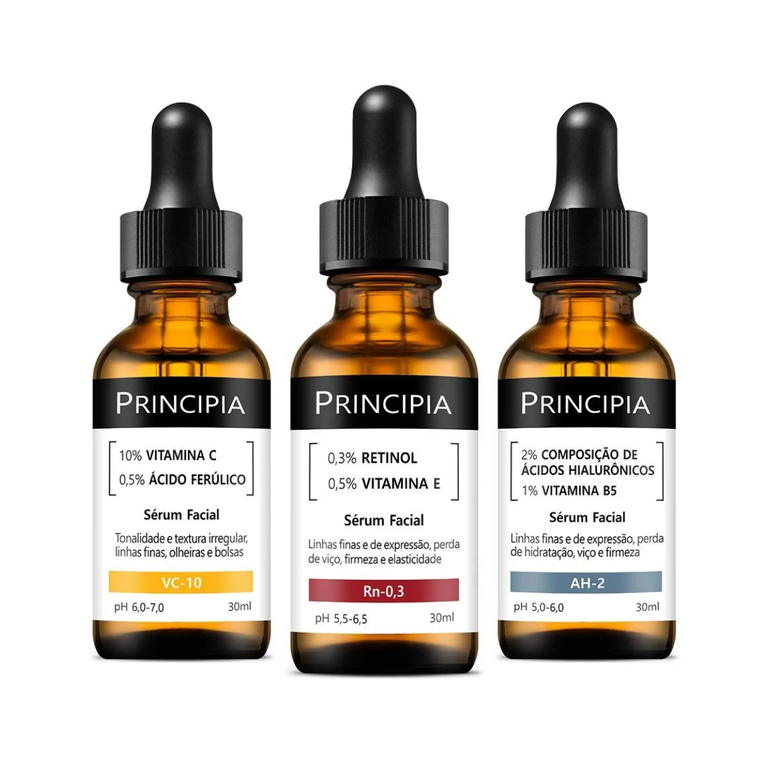 Kit Trio Essencial VC-10 + RN-0,3 + AH-2 Principia