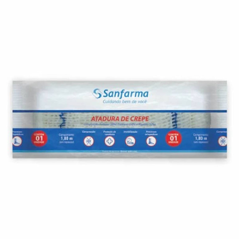 Atadura Sanfarma Crepe 15cm