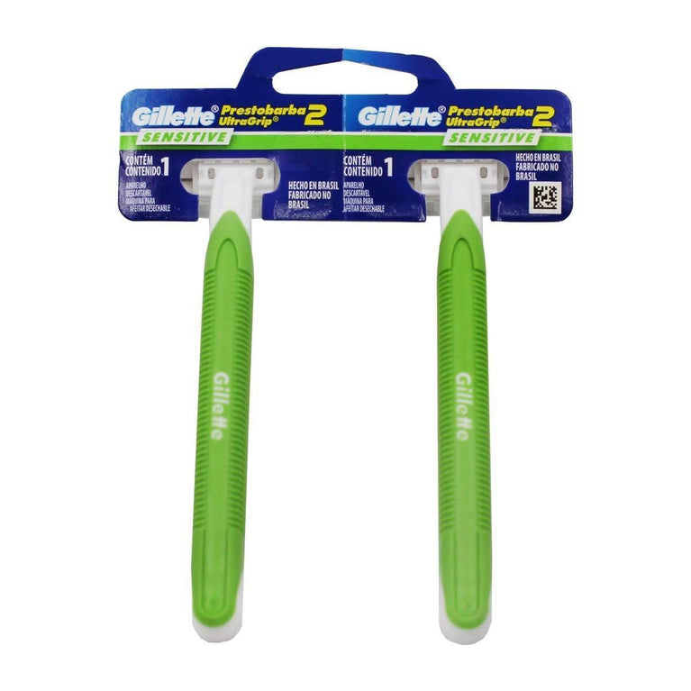 Aparelho de Barbear Prestobarba Ultragrip C/2 Sensitive - Drogaria Poupa Centro