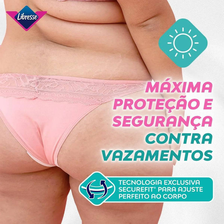 Absorvente Libresse Pure Sensitive Ultrafino Extra Suave com Abas 10 unidades