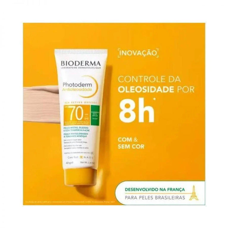 Protetor Solar Antioleosidade Photoderm FPS 70 40g CLARO 2.0 - Drogaria Poupa Centro