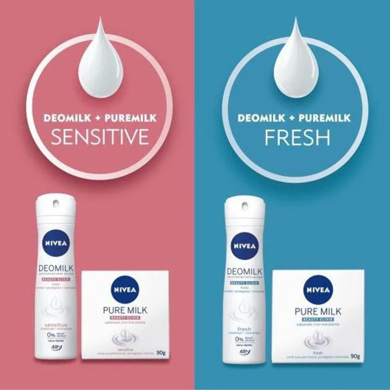 Sabonete Nivea Milk Fresh 90Gr - Drogaria Poupa Centro
