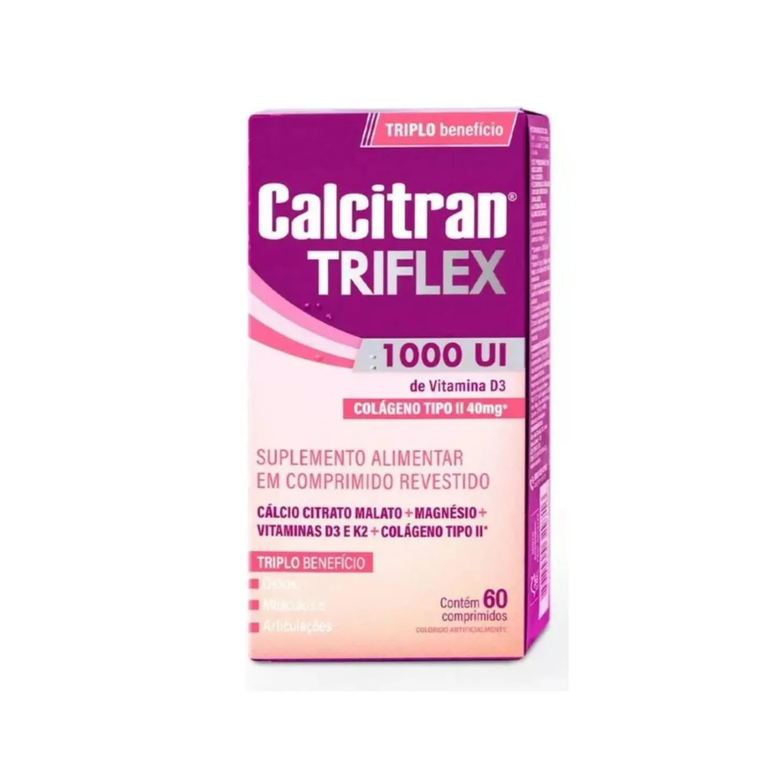 Clacitran Triflex 1000UI 60 comprimidos FQM