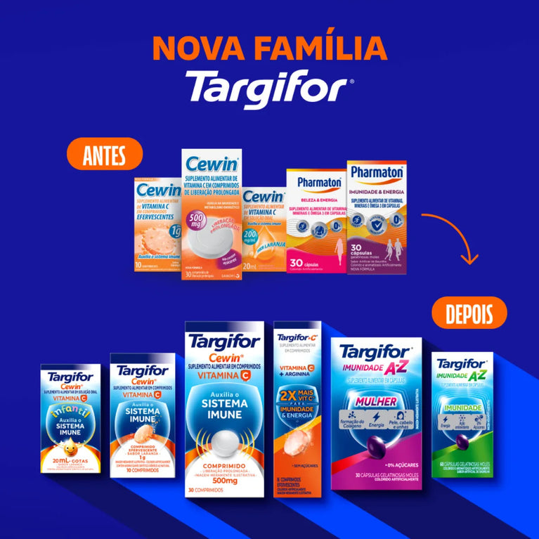 Vitamina C Targifor TeProtege! Imunidade Laranja 200mg/ml Gotas 20ml