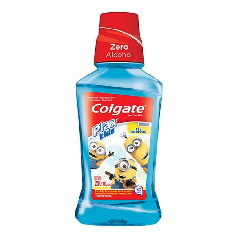 Enxaguante Bucal Colgate Plax Kids Minions 250ml - Drogaria Poupa Centro