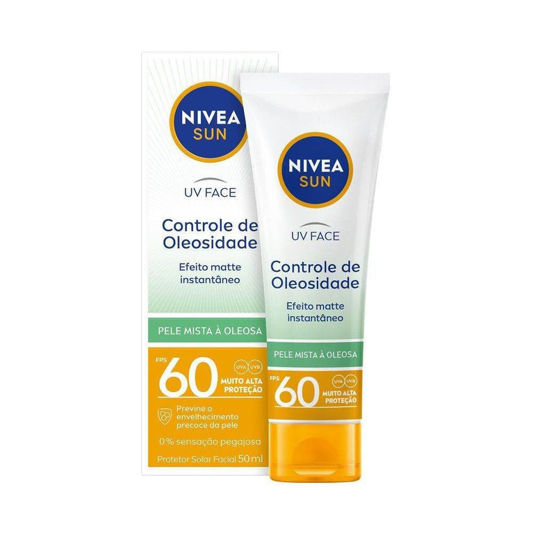 Protetor Solar Nivea Sun Beauty Expert FPS60 Com 50g - Drogaria Poupa Centro
