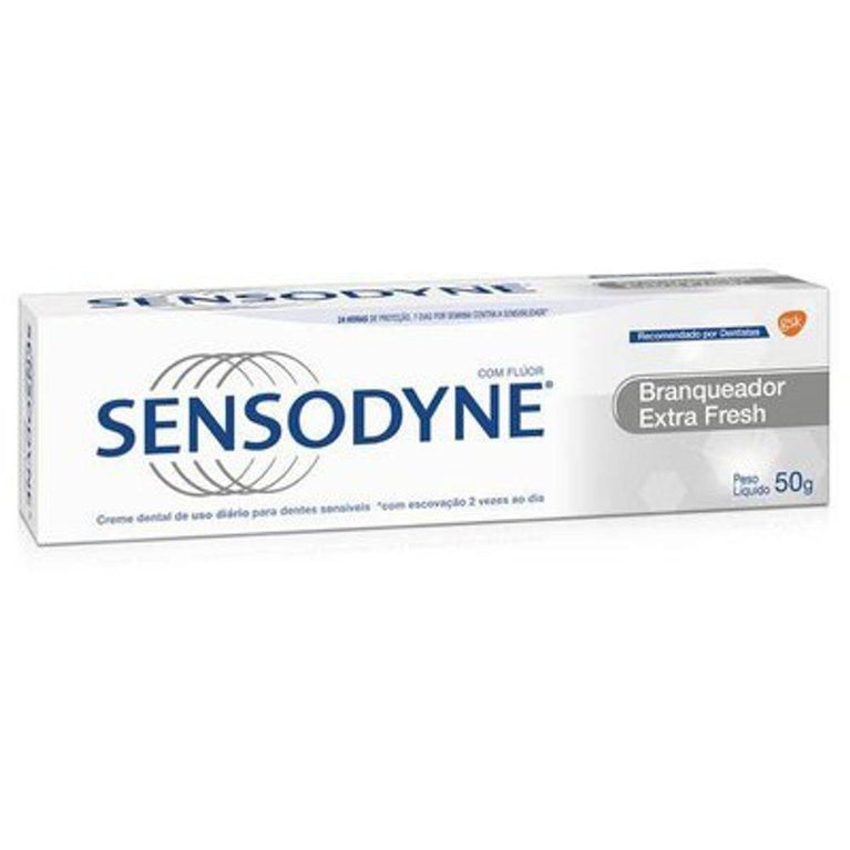 Creme Dental Sensodyne Branqueador Extra Fresh - 50G - Drogaria Poupa Centro