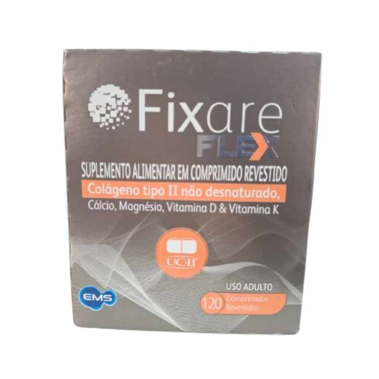 Fixare Flex Cálcio + Colágeno Com 120 Comprimidos