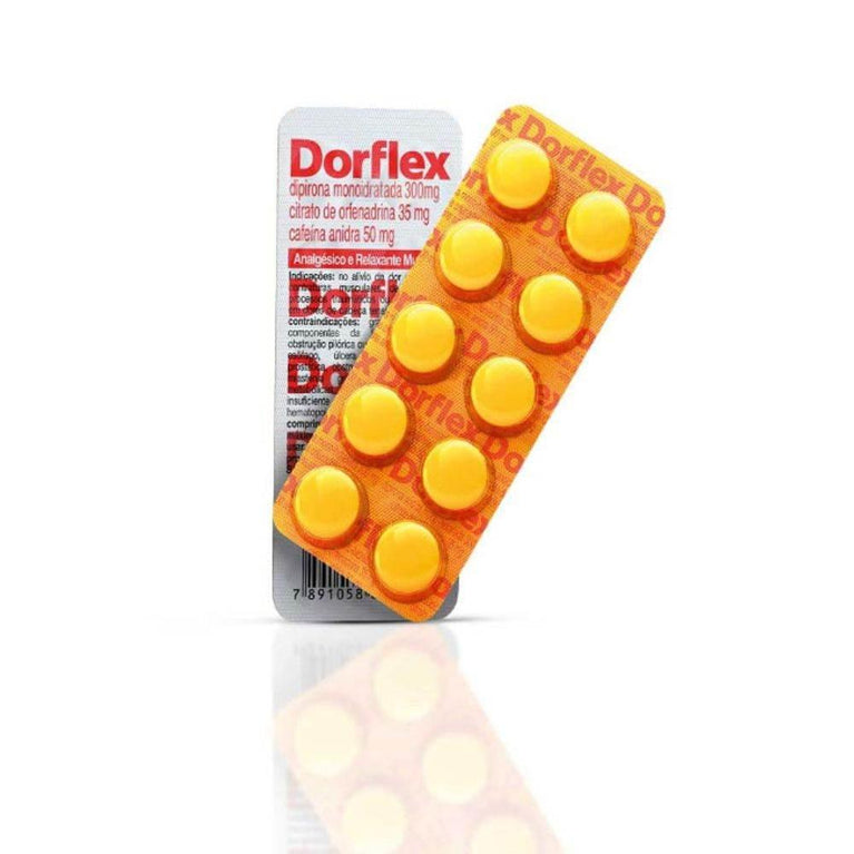 Dorflex analgésico e relaxante muscular 10 comprimidos Dorflex - Drogaria Poupa Centro
