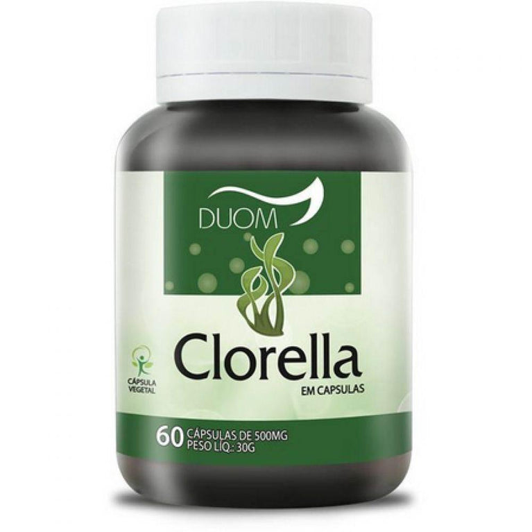 Clorella 60 Cápsulas Duom - Drogaria Poupa Centro