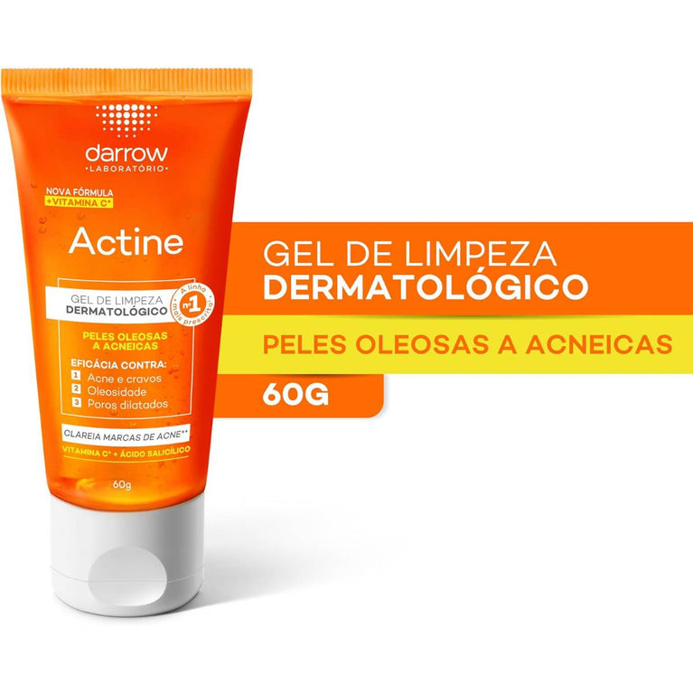 Darrow Actine Gel de Limpeza Facial Antiacne 60g