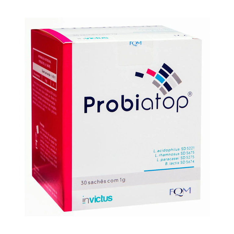 Suplemento Probiótico Probiatop - 30 Sachês com 1g