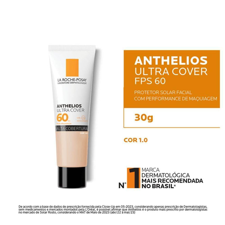 Anthelios Ultra Cover Fps60 Cor 1.0 30Gr - Drogaria Poupa Centro