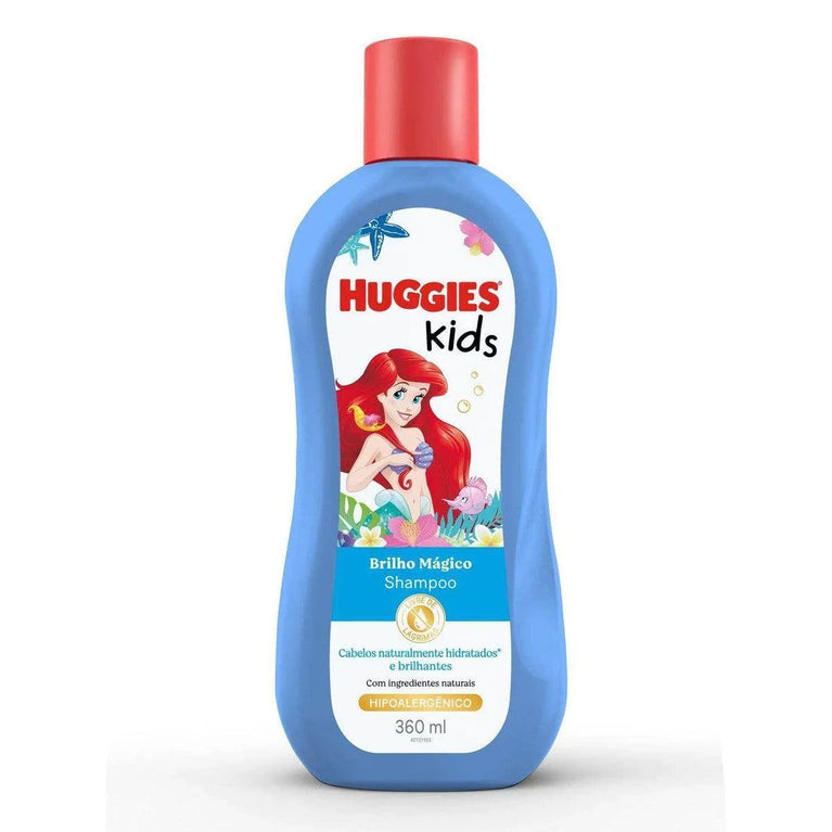 Shampoo Huggies 360ml Hidratação e Brilho Kids Ariel - Drogaria Poupa Centro