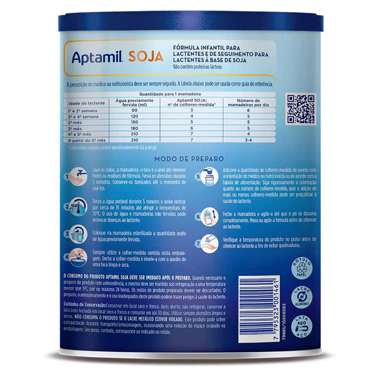 Fórmula Infantil Aptamil ProExpert Soja Danone 800g